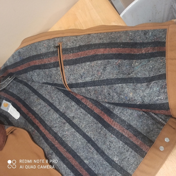 Carhartt men's, full zip up cargo work jacket. size XXL - Picture 11 of 16